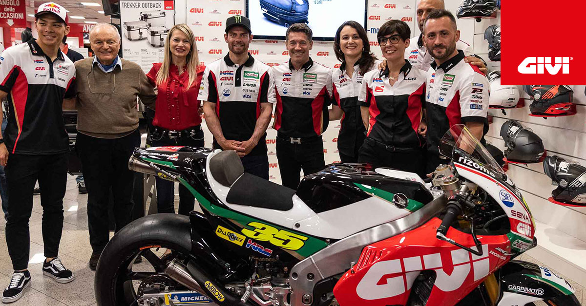 The Brescia meeting between Team LCR Honda and GIVI is renewed 