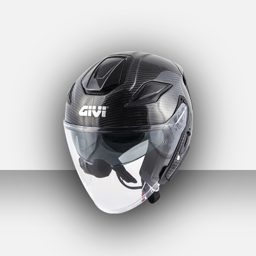 Jet helmets for motorcycles and scooters