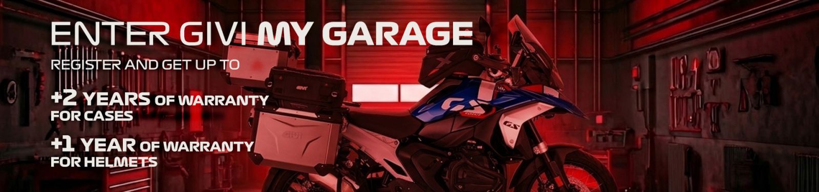 Extend your warranty with my garage by Givi