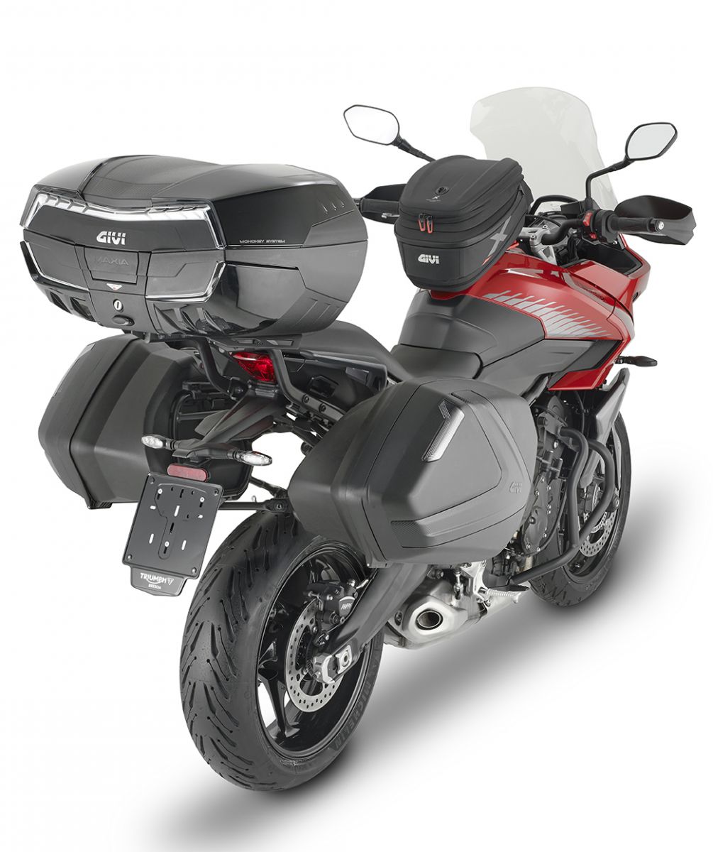 GIVI  TOP-CASE V58NT MAXIA 5 MONOKEY 58L GRIS/CATADIOPTRE Fumé