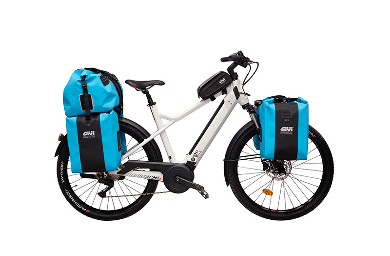 GIVI-Bike borse montate su bici Experience Line
