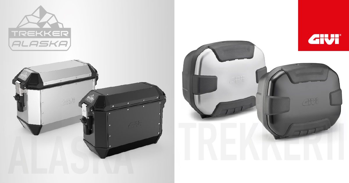 TREKKER+ALASKA+36+lt+e+TREKKER+II+35%3A+comodit%C3%A0+e+design+per+le+nuove+valigie+in+alluminio+firmate+GIVI%21